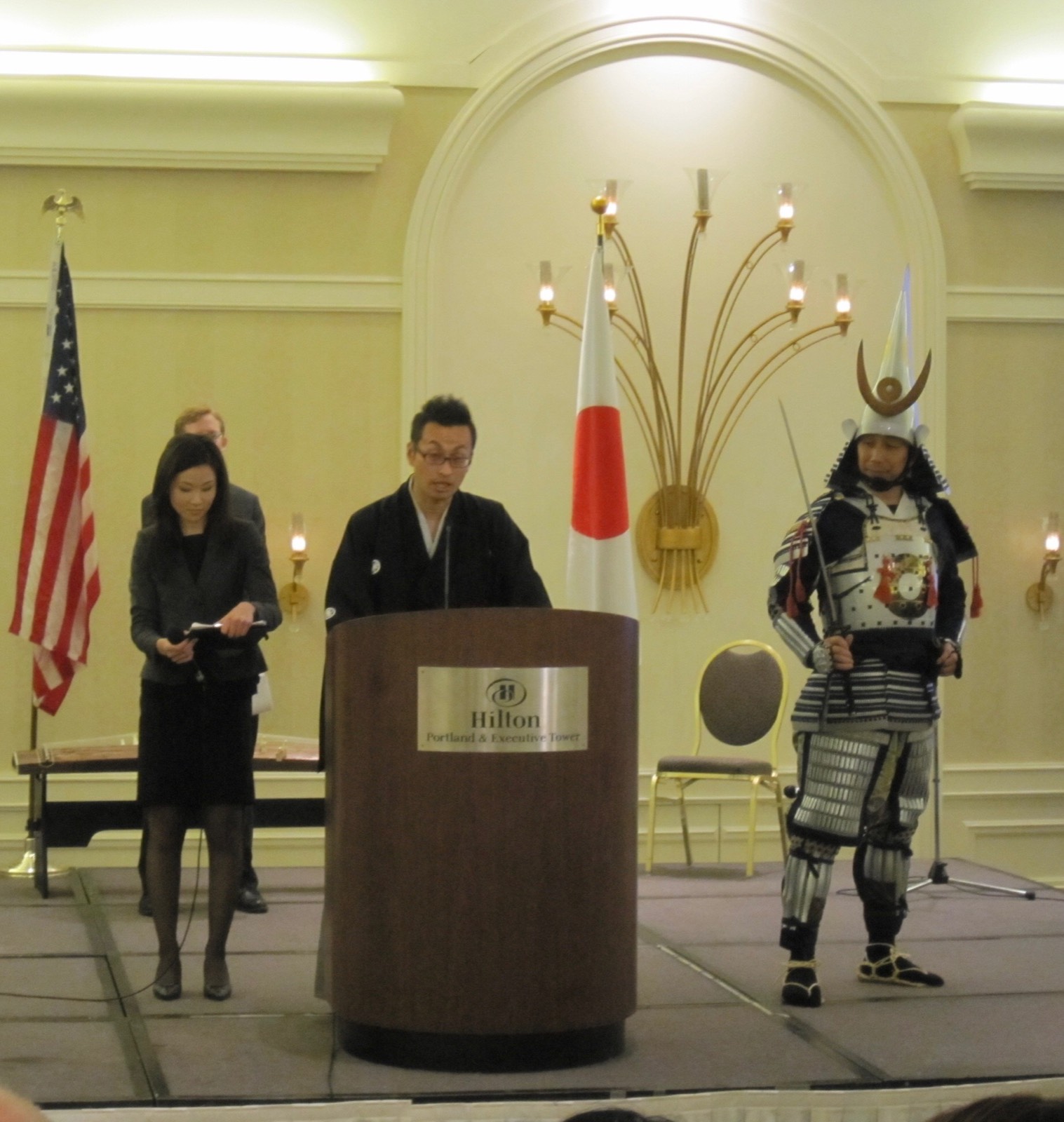 Hilton Portland での日米ビジネスイベント登壇