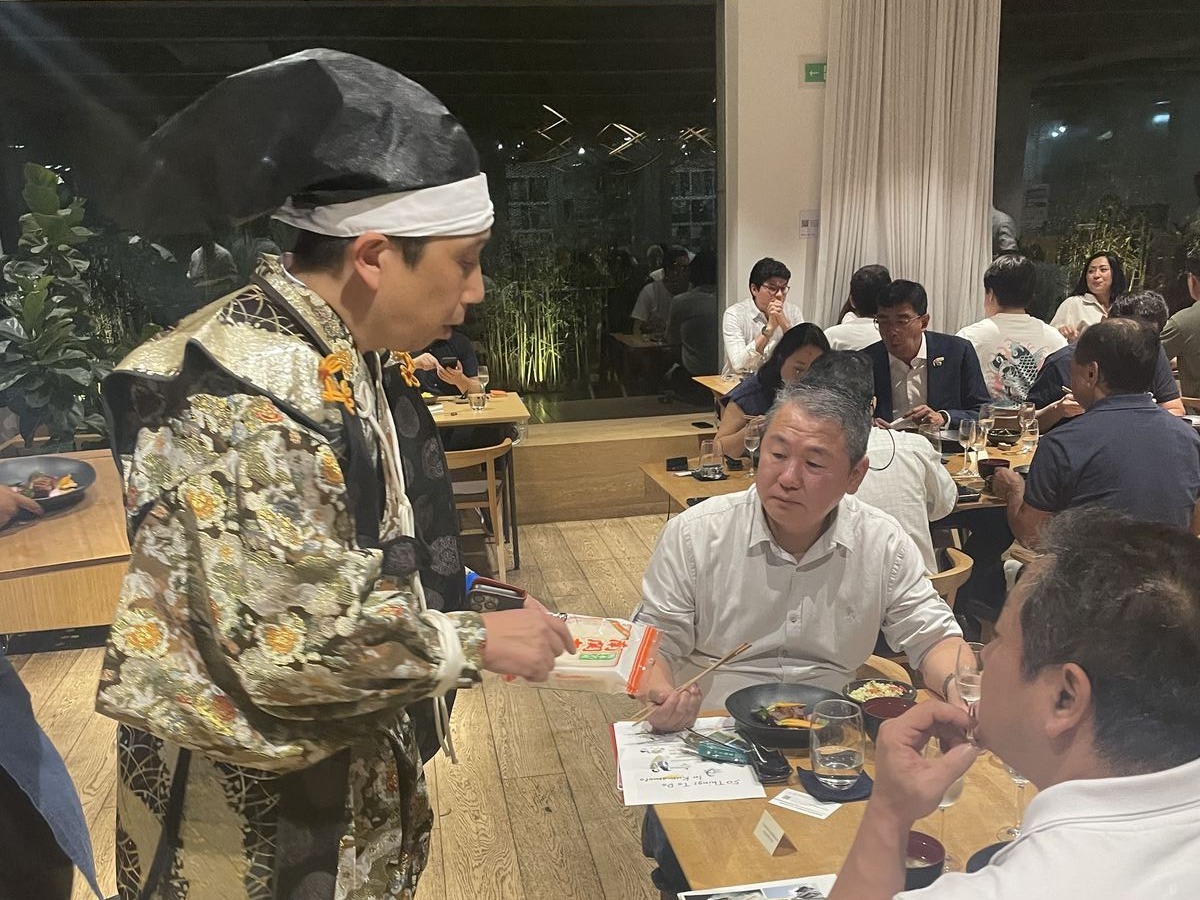 熊本県産品を紹介する様子